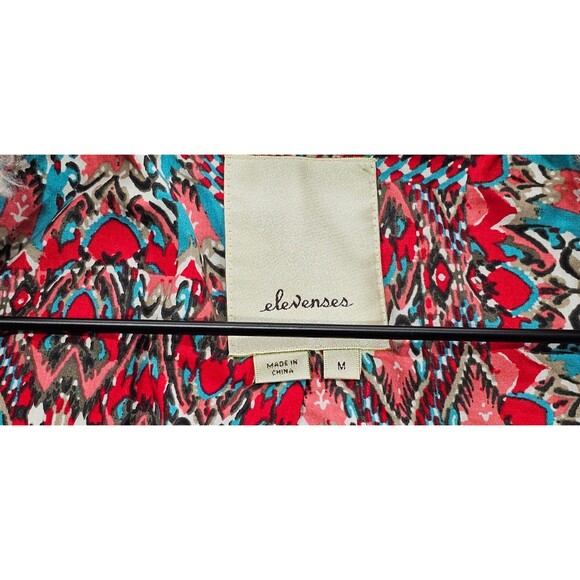 Anthropologie Elevenses Fira Sherpa Coat Shaggy Beige Fairy Grunge Boho Size M - Picture 4 of 16